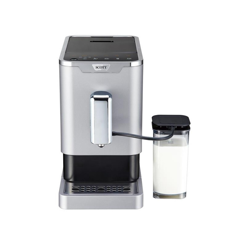 SCOTT Expresso avec broyeur Silver - Slimissimo Intense Milk - 20220