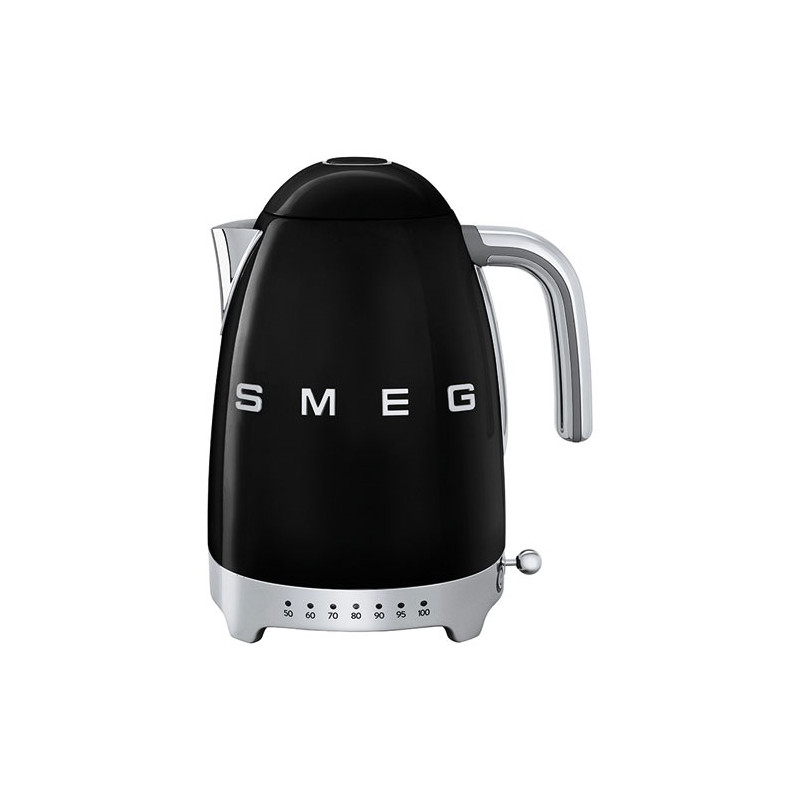 SMEG Bouilloire 1.7 L Noire - Années 50 - KLF04BLEU