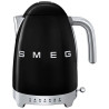SMEG Bouilloire 1.7 L Noire - Années 50 - KLF04BLEU