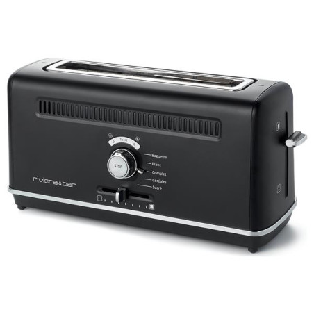 RIVIERA & BAR Grille-pain 1 fente Black Satin - Expert - QGP669