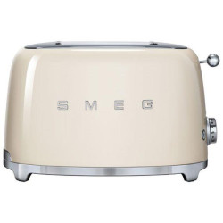SMEG Toaster 2 tranches Crème - Années 50 - TSF01CREU