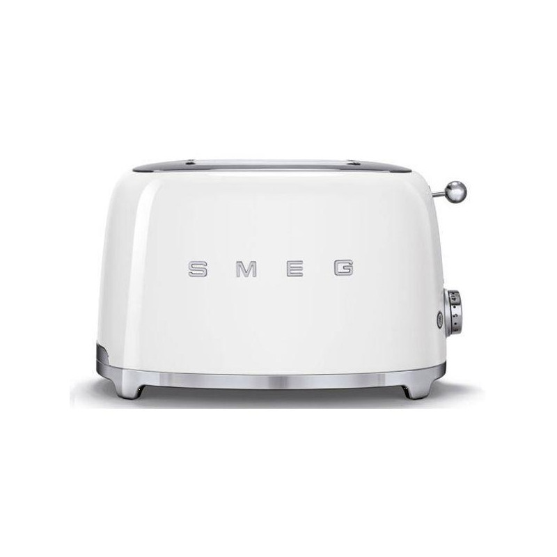 SMEG Toaster 2 tranches Blanc - Années 50 - TSF01WHEU