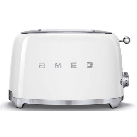 SMEG Toaster 2 tranches Blanc - Années 50 - TSF01WHEU