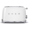 SMEG Toaster 2 tranches Blanc - Années 50 - TSF01WHEU