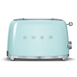 SMEG Toaster 2 tranches Vert d'Eau - Années 50 - TSF01PGEU