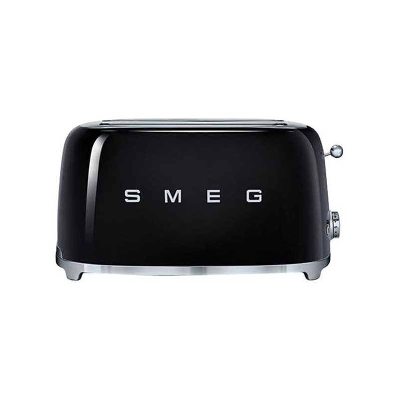 SMEG Toaster 4 tranches Noir - Années 50 - TSF02BLEU