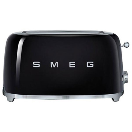 SMEG Toaster 4 tranches Noir - Années 50 - TSF02BLEU