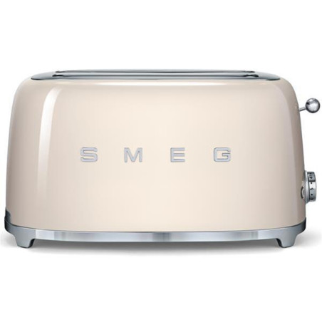 SMEG Toaster 4 tranches Crème - Années 50 - TSF02CREU