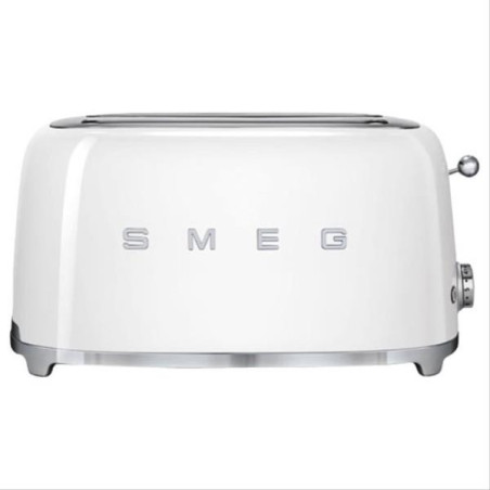 SMEG Toaster 4 tranches Blanc Brillant - Années 50 - TSF02WHEU