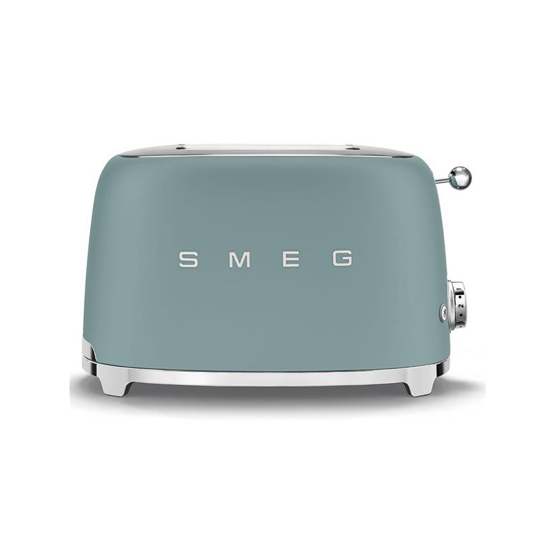 SMEG Toaster 2 tranches Vert Émeraude - Années 50 - TSF01EGMEU