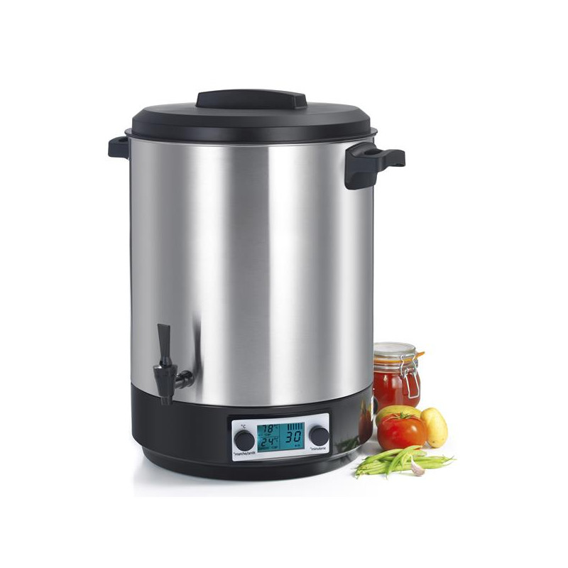 KITCHENCHEF Bouilleur à bocaux électrique 45 L Inox - KCPST45XXL