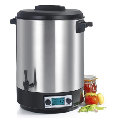 KITCHENCHEF Bouilleur à bocaux électrique 45 L Inox - KCPST45XXL