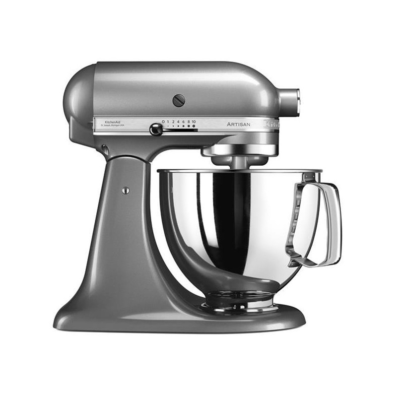 KITCHENAID Robot pâtissier 4,8 L Argent - Artisan - 5KSM125ECU