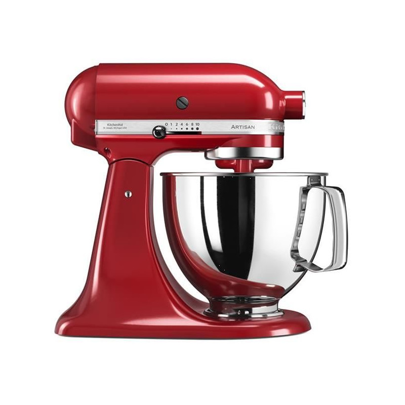 KITCHENAID Robot pâtissier 4,8 L Rouge Empire - Artisan - 5KSM125EER