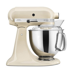 KITCHENAID Robot pâtissier 4.8 L sur socle Crème Amande - Artisan - 5KSM175PSEAC