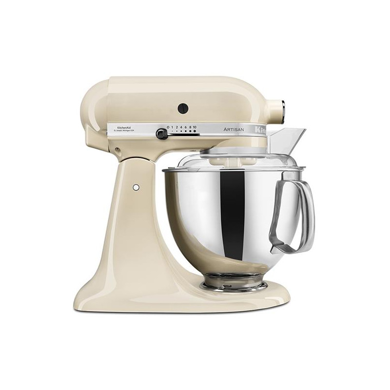KITCHENAID Robot pâtissier 4.8 L sur socle Crème Amande - Artisan - 5KSM175PSEAC