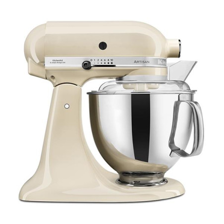 KITCHENAID Robot pâtissier 4.8 L sur socle Crème Amande - Artisan - 5KSM175PSEAC