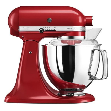 KITCHENAID Robot pâtissier 4.8 L sur socle Rouge Empire - Artisan - 5KSM175PSEER