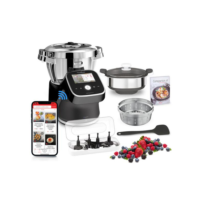 MOULINEX Robot cuiseur - I-Companion Touch Pro - HF93F810
