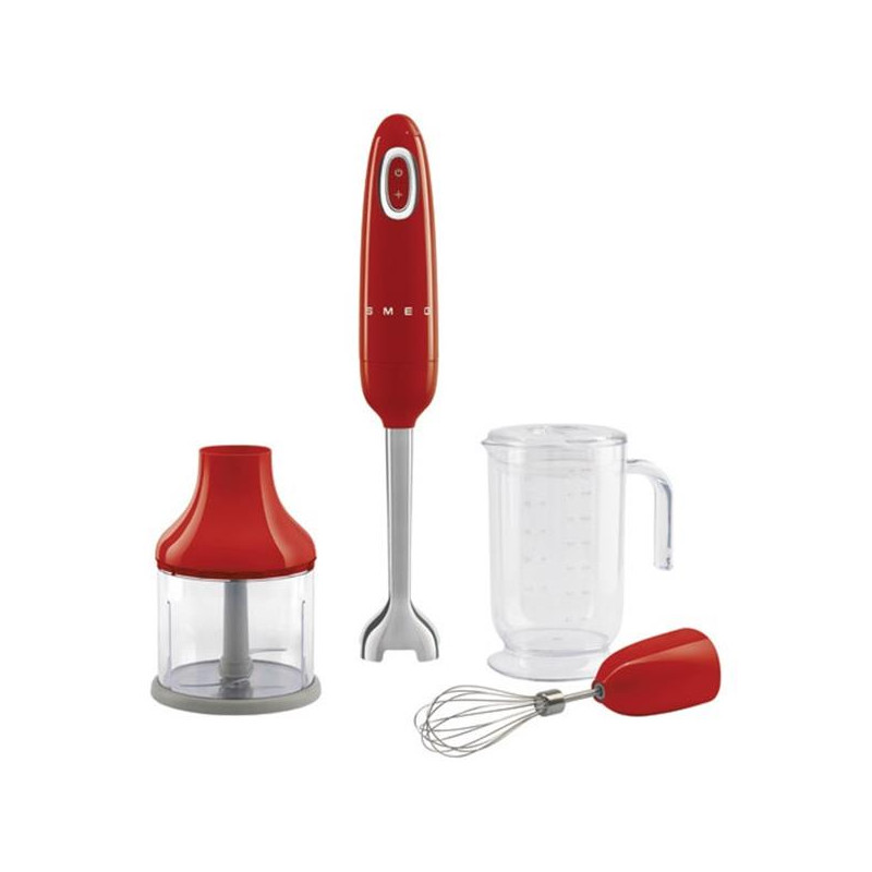 SMEG Mixeur plongeant Rouge - Années 50 - HBF03RDEU