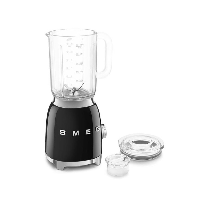 SMEG Blender 1.5 L Noir - Années 50 - BLF03BLEU