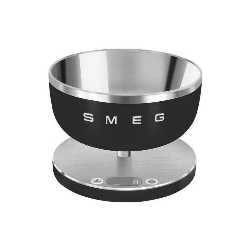SMEG Balance de cuisine 5 kg numérique Noire - Collezione
