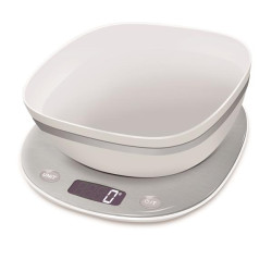 TERRAILLON Balance 5 kg avec bol - Macaron+ - MACARON GLACEE BOL