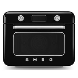SMEG Mini-four combiné vapeur 30 L Noir - Années 50 - COF01BLEU
