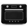 SMEG Mini-four combiné vapeur 30 L Noir - Années 50 - COF01BLEU