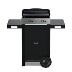 ENO Combo Plancha gaz 50 cm 2 feux + Chariot - Initial 50 Inox - 55508385