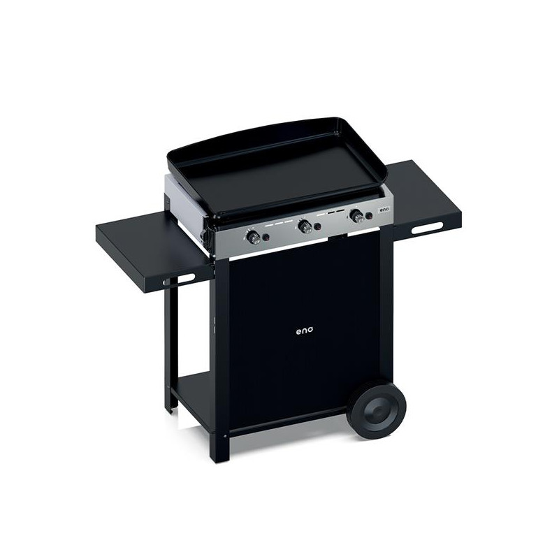 ENO Combo Plancha gaz 65 cm 3 feux + Chariot - Initial 65 Inox - 55658385