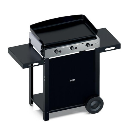 ENO Combo Plancha gaz 65 cm 3 feux + Chariot - Initial 65 Inox - 55658385