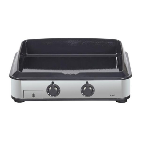 ENO Plancha gaz 2 feux châssis inox - Enosign 65 - 570232010701