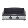 ENO Plancha gaz 2 feux châssis inox - Enosign 65 - 570232010701