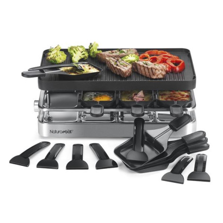 NATURAMIX Raclette / Gril / Crêpes 8 personnes - RAC.INDUS-8