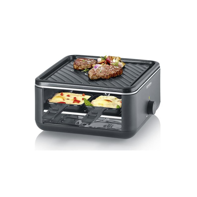 SEVERIN Mini gril/raclette 4 personnes - 2360