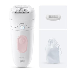 BRAUN Épilateur Rose et Blanc - Silk Epil 5 - SILKEPIL5011