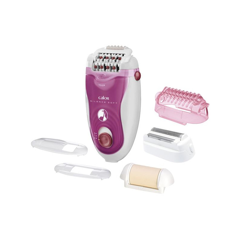 CALOR Épilateur Fuchsia - Silent Soft - EP5660C0