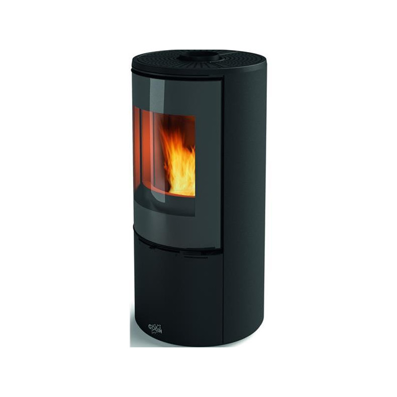 GODIN Poêle à bois longiligne 400220NOIR