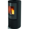 GODIN Poêle à bois longiligne 400220NOIR