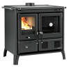 NORDICA Cuisinière à bois GARDENIA.16ACIERNOIRANTHRACITE
