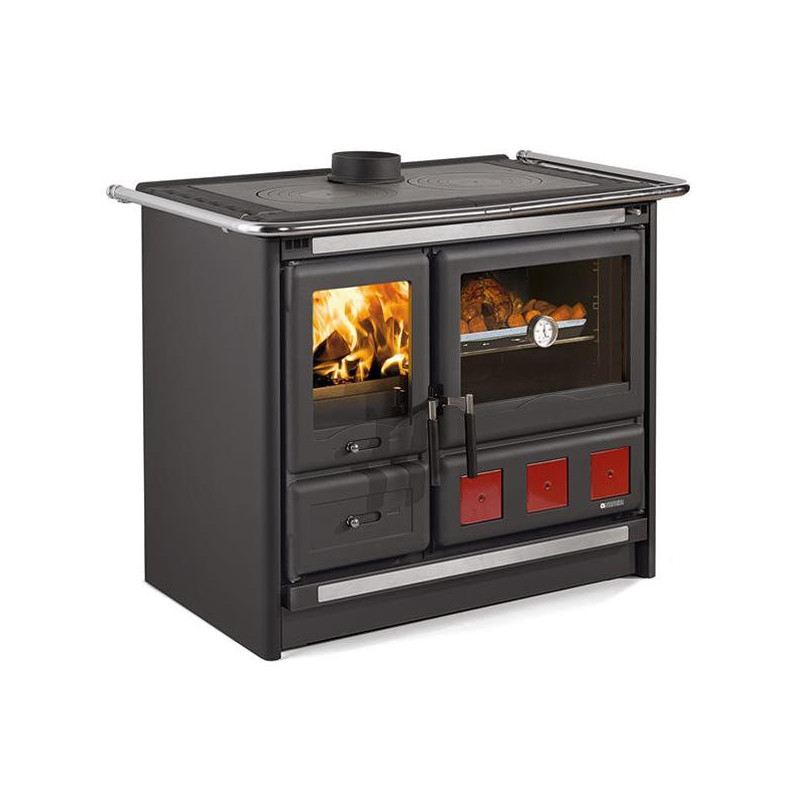 NORDICA Cuisinière à bois ROSAXXL.16ACIERNOIRANTHRA