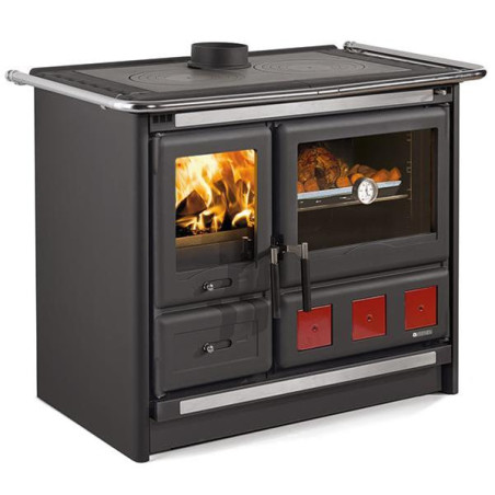 NORDICA Cuisinière à bois ROSAXXL.16ACIERNOIRANTHRA