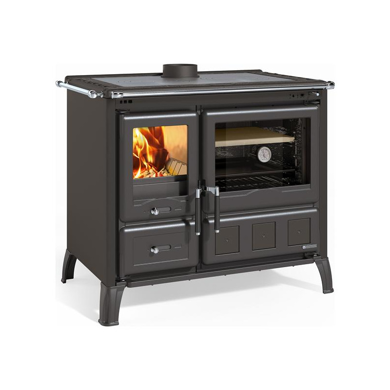 NORDICA Cuisinière à bois GARDENIAXXLNOIRANTHRACITE