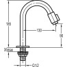 Robinet simple LAVE-mains type bar