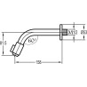 Robinet simple mural LAVE-mains type bar