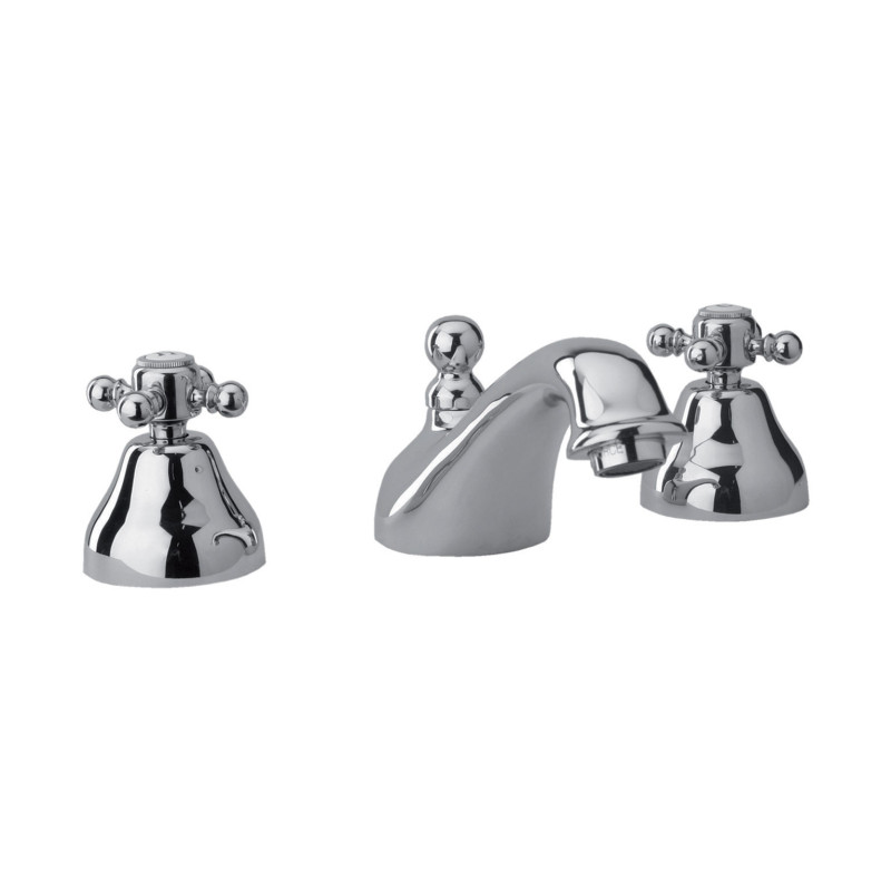 Mélangeur lavabo 3 trous sur table TIFFANY