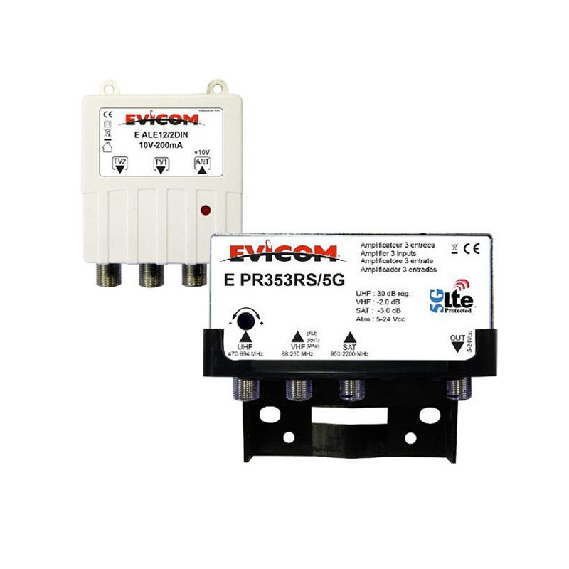 EVICOM Kit préamplificateur - EKEV353RS/5G