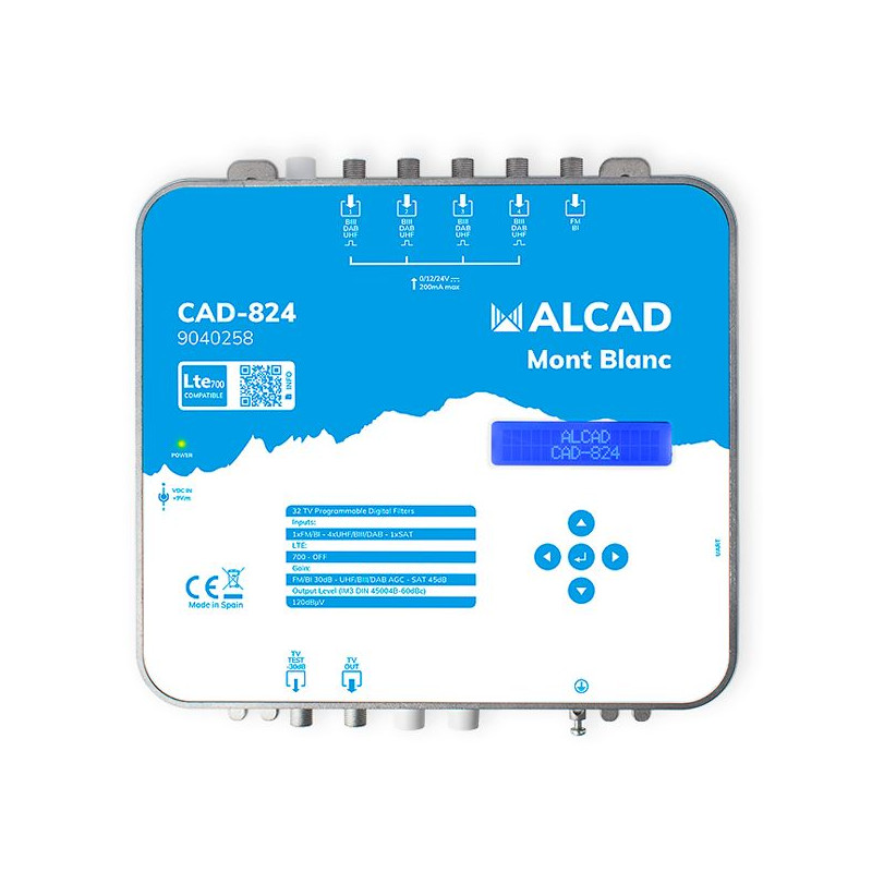 ALCAD Centrale programmable - CAD824