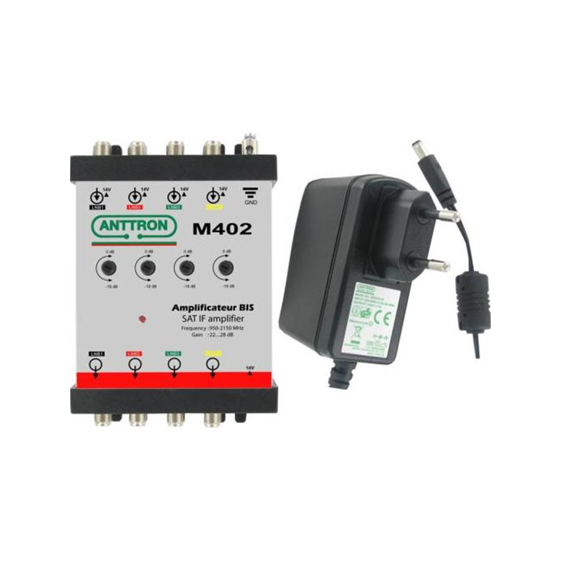 ANTTRON Amplificateur Satellite Collectif - M402